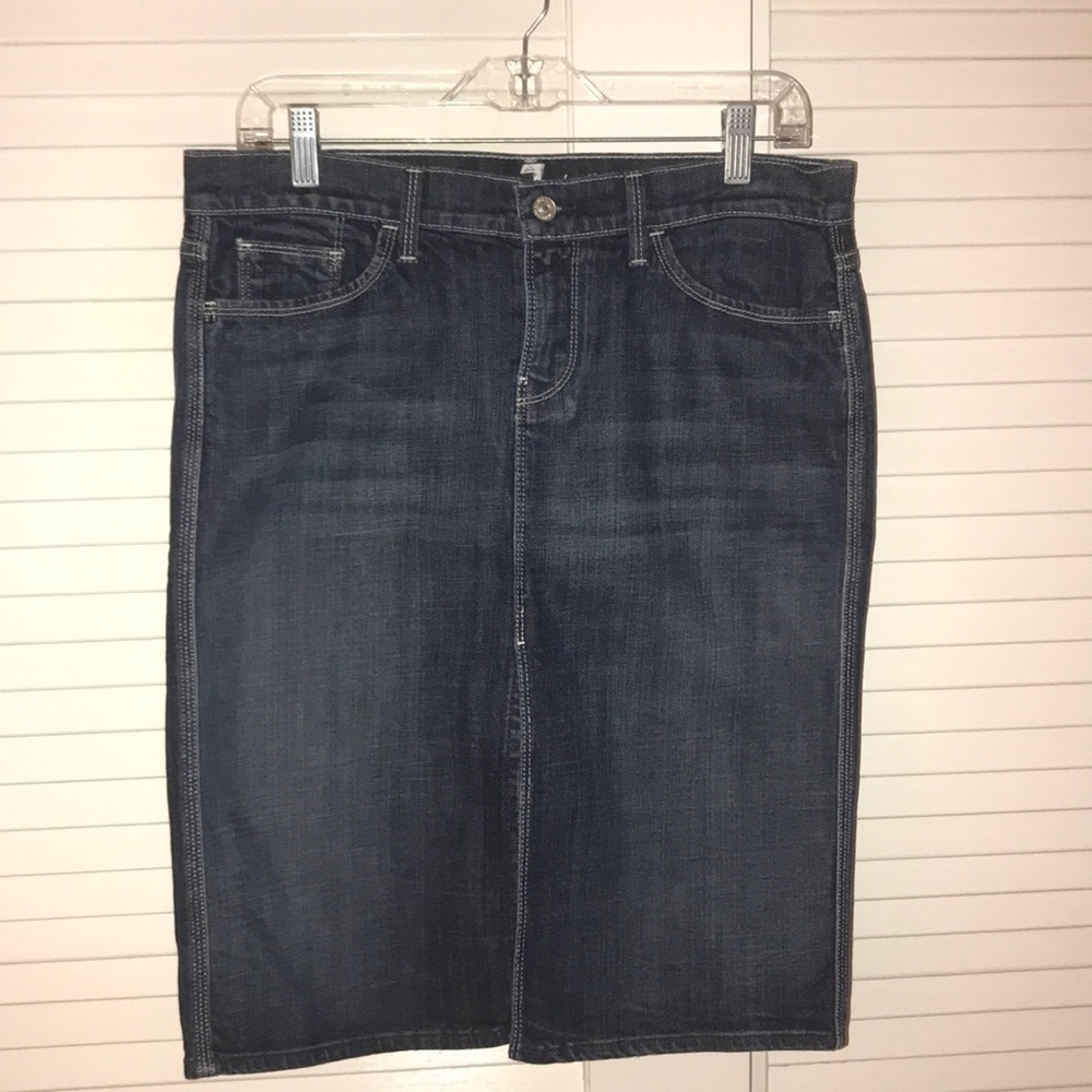 ✅ 7 For All Mankind Denim Skirt